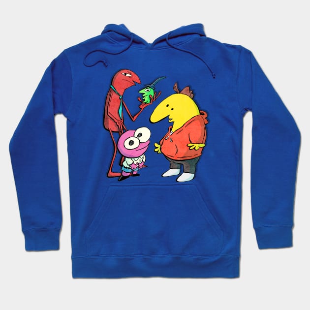 Grinning Chums Hoodie by austinkimmell67@gmail.com